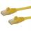 StarTech.com 3ft CAT6 Ethernet Cable   Yellow Snagless Gigabit   100W PoE UTP 650MHz Category 6 Patch Cord UL Certified Wiring/TIA 300/500