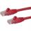 StarTech.com 7ft CAT6 Ethernet Cable   Red Snagless Gigabit   100W PoE UTP 650MHz Category 6 Patch Cord UL Certified Wiring/TIA 300/500