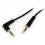StarTech.com 1 Ft Slim 3.5mm To Right Angle Stereo Audio Cable   M/M 300/500