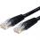 StarTech.com 1ft CAT6 Ethernet Cable   Black Molded Gigabit   100W PoE UTP 650MHz   Category 6 Patch Cord UL Certified Wiring/TIA 300/500