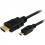 StarTech.com 6ft Micro HDMI To HDMI Cable With Ethernet, 4K High Speed Micro HDMI Type D Device To HDMI Monitor Adapter/Converter Cord 300/500