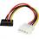 StarTech.com 6in 4 Pin LP4 To Left Angle SATA Power Cable Adapter 300/500