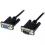 StarTech.com 2m Black DB9 RS232 Serial Null Modem Cable F/M 300/500
