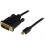 StarTech.com 6ft Mini DisplayPort To DVI Cable, Mini DP To DVI D Adapter/Converter Cable, 1080p Video, MDP 1.2 To DVI Monitor/Display 300/500