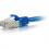 C2G 1ft Cat6a Snagless Shielded (STP) Network Patch Cable   Blue 300/500