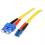 StarTech.com 10m Fiber Optic Cable   Single Mode Duplex 9/125   LSZH   LC/SC   OS1   LC To SC Fiber Patch Cable 300/500