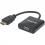 Manhattan HDMI Male to VGA Female Converter with Optional USB Micro-B Power Port - Retail Bag