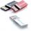 Verbatim 8GB Clip It USB Flash Drive   3pk   Black, White, Red 300/500