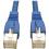 Eaton Tripp Lite Series Cat6a 10G Snagless Shielded STP Ethernet Cable (RJ45 M/M), PoE, Blue, 3 Ft. (0.91 M) 300/500