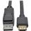Eaton Tripp Lite Series DisplayPort 1.2 To HDMI Active Adapter Cable (M/M), 4K 60 Hz, Gripping HDMI Plug, HDCP 2.2, 3 Ft. (0.9 M) 300/500