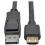 Eaton Tripp Lite Series DisplayPort 1.2 To HDMI Active Adapter Cable (M/M), 4K 60 Hz, Gripping HDMI Plug, HDCP 2.2, 6 Ft. (1.8 M) 300/500