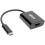Tripp Lite By Eaton USB C To HDMI 4K Adapter With Alternate Mode   DP 1.2, Black 300/500