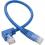 Eaton Tripp Lite Series Right Angle Cat6 Gigabit Molded UTP Ethernet Cable (RJ45 Right Angle M To RJ45 M), Blue, 1 Ft. (0.31 M) 300/500