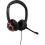 V7 Safe Sound Education K 12 Headset With Microphone, Volume Limited, Antimicrobial, 2m Cable, 3.5mm, Laptop Computer, Chromebook, PC   Black, Red 300/500