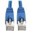 Eaton Tripp Lite Series Cat6a 10G Snagless Shielded STP Ethernet Cable (RJ45 M/M), PoE, Blue, 15 Ft. (4.57 M) 300/500