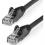 StarTech.com 7ft (2m) CAT6 Ethernet Cable, LSZH (Low Smoke Zero Halogen) 10 GbE Snagless 100W PoE UTP RJ45 Black Network Patch Cord, ETL 300/500