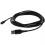 AddOn 2.0m (6.6ft) USB 2.0 (A) Male To Lightning Male Sync And Charge Black Cable 300/500