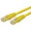 StarTech.com 15ft CAT6 Ethernet Cable   Yellow Molded Gigabit   100W PoE UTP 650MHz   Category 6 Patch Cord UL Certified Wiring/TIA 300/500