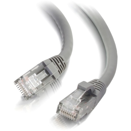 C2G 7ft Cat6 Ethernet Cable   Snagless Unshielded (UTP)   Gray 300/500