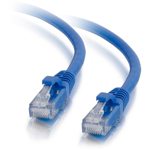 C2G 14ft Cat5e Ethernet Cable   Snagless Unshielded (UTP)   Blue 300/500