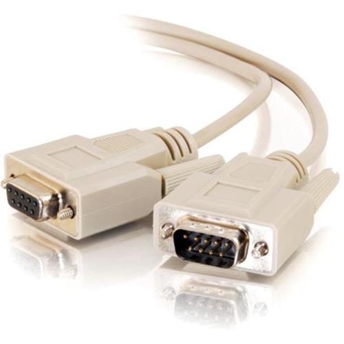 C2G 50ft DB9 M/F Extension Cable   Beige 300/500