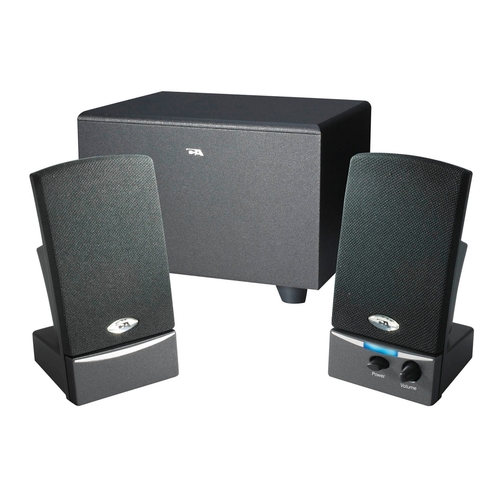 Cyber Acoustics CA 3001WB 2.1 Speaker System   8 W RMS   Black 300/500
