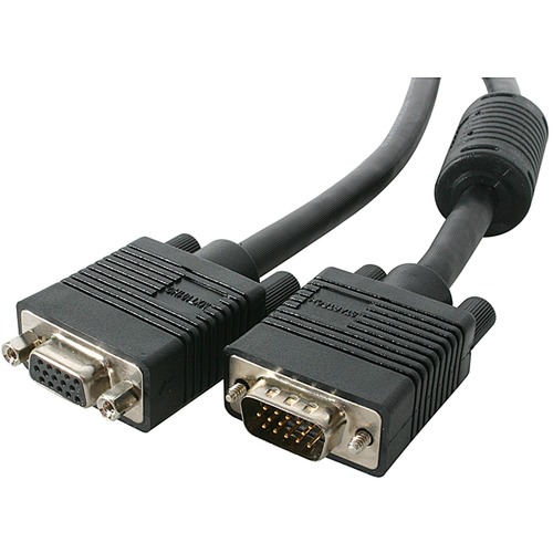 StarTech.com Coax High Res VGA Monitor Extension Cable   HD 15 (M)   HD 15 (F)   6 Ft 300/500