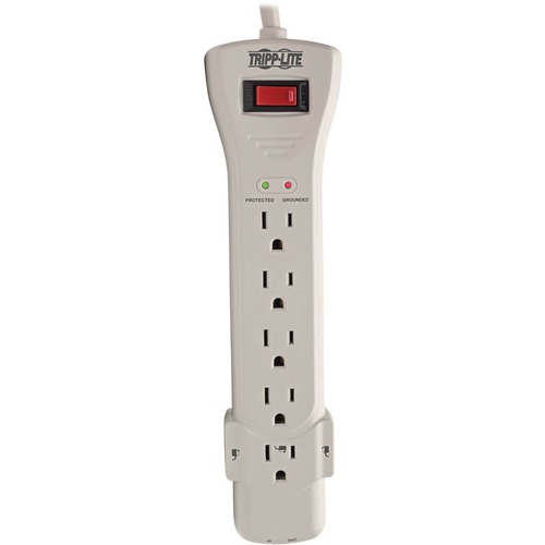 Tripp Lite By Eaton Protect It! 7 Outlet Surge Protector, 15 Ft. (4.57 M) Cord, 2520 Joules, Fax/Modem Protection, RJ11 300/500