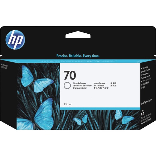 HP 70 Gloss Enhancer 130 Ml Genuine Ink Cartridge (C9459A) For DesignJet Z3200 & Z3100 Large Format Printers 300/500