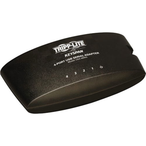 Tripp Lite By Eaton USB A To Serial Adapter Hub (DB9)   Keyspan, High Speed (M/M), 4 Port 300/500