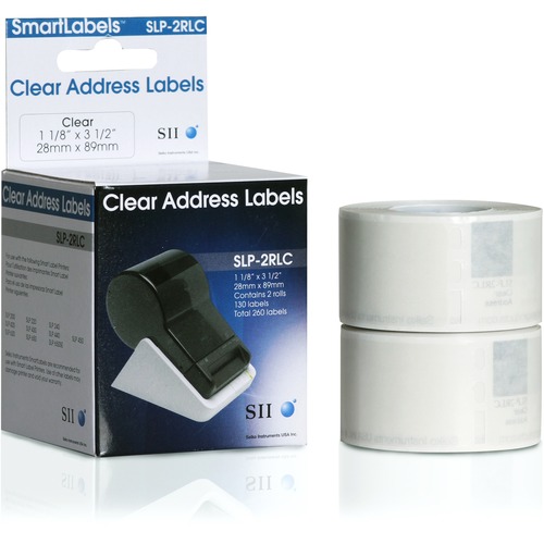 Seiko SLP 2RLC Clear Address Label 300/500