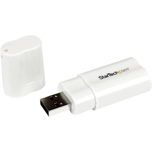 StarTech.com USB 2.0 To Audio Adapter   Sound Card   Stereo   Hi Speed USB 300/500