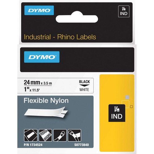 Dymo 1" Flexible Nylon Rhino Label Tape 300/500