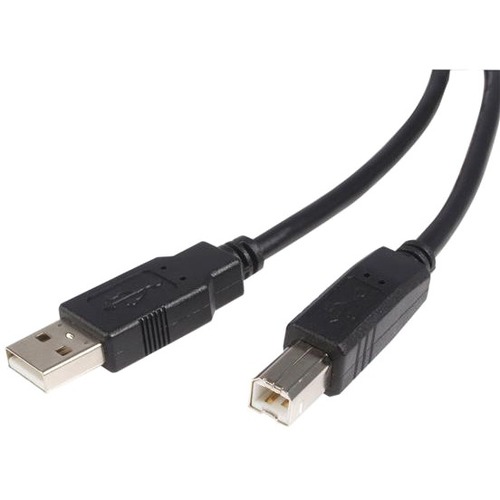 StarTech.com High Speed Certified USB 2.0   USB Cable   4 Pin USB Type A (M)   4 Pin USB Type B (M)   3ft ( USB / Hi Speed USB ) 300/500