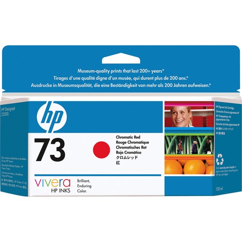 HP NO 73 GENUINE 130ML RED INK CART Z3200 300/500