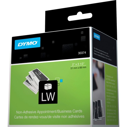 Dymo Direct Thermal Business Card   White 300/500
