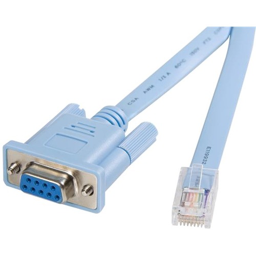 StarTech.com Cisco Console Router Cable   RJ45 (m)   DB9 (f)   6 Ft 300/500