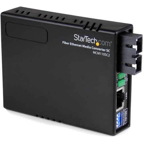 StarTech.com 10/100 Fiber To Ethernet Media Converter Multi Mode SC 2 Km 300/500