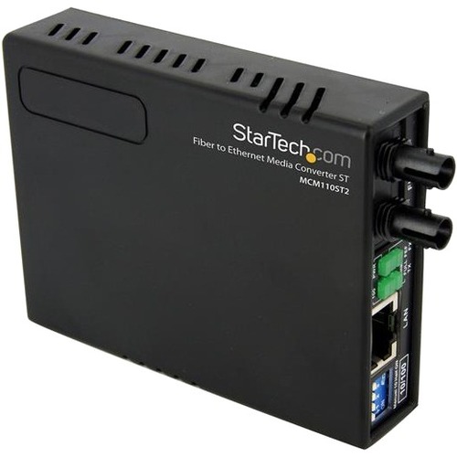 StarTech.com 10/100 Multi Mode Fiber Copper Fast Ethernet Media Converter ST 2 Km 300/500
