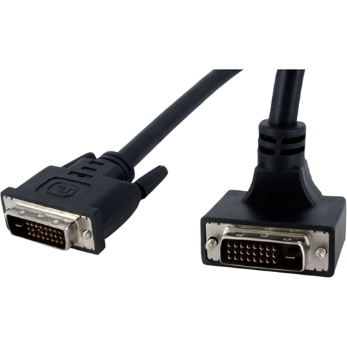 StarTech.com 6 Ft 90 Degree Upward Angled DVI D Monitor Cable   M/M 300/500