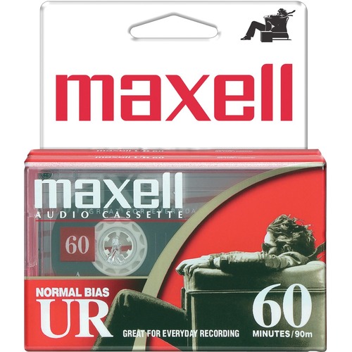 MAXELL 60 MIN NORMAL BIAS AUDIO CASS  2 PK 86 300/500