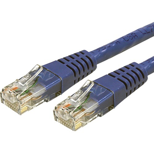 StarTech.com 4ft CAT6 Ethernet Cable   Blue Molded Gigabit   100W PoE UTP 650MHz   Category 6 Patch Cord UL Certified Wiring/TIA 300/500