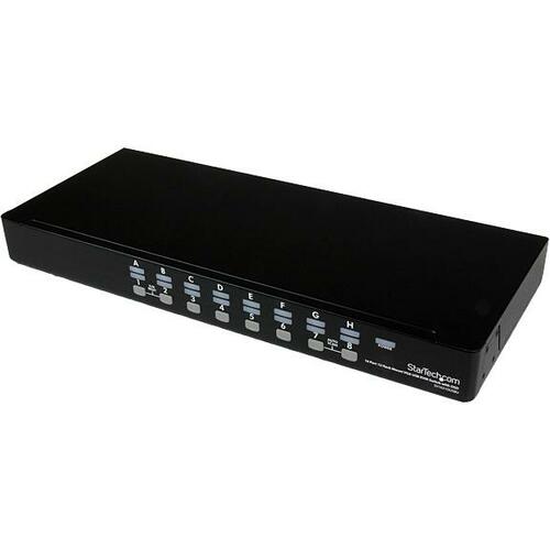 StarTech.com 16 Port 1U Rackmount USB KVM Switch With OSD 300/500