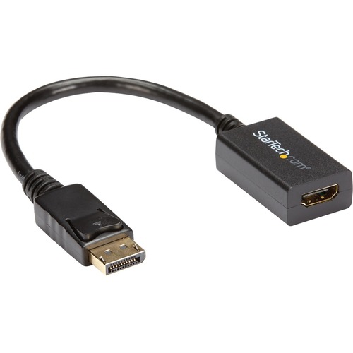 StarTech.com DisplayPort To HDMI Adapter, 1080p DP To HDMI Video Converter, DP To HDMI Monitor/TV Dongle, Passive, Latching DP Connector 300/500
