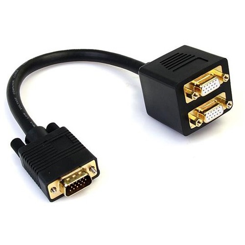StarTech.com 1 Ft VGA To 2x VGA Video Splitter Cable   M/F 300/500