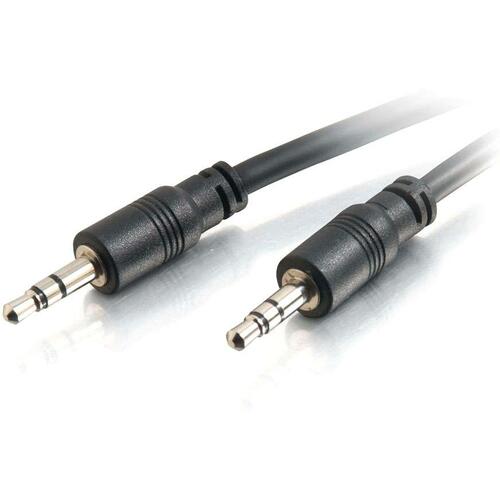 C2G 25ft CMG Rated 3.5mm Stereo Audio Cable With Low Profile Connectors 300/500