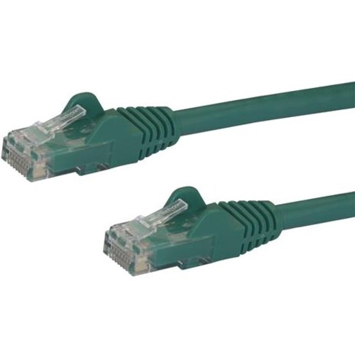 StarTech.com 10ft CAT6 Ethernet Cable   Green Snagless Gigabit   100W PoE UTP 650MHz Category 6 Patch Cord UL Certified Wiring/TIA 300/500