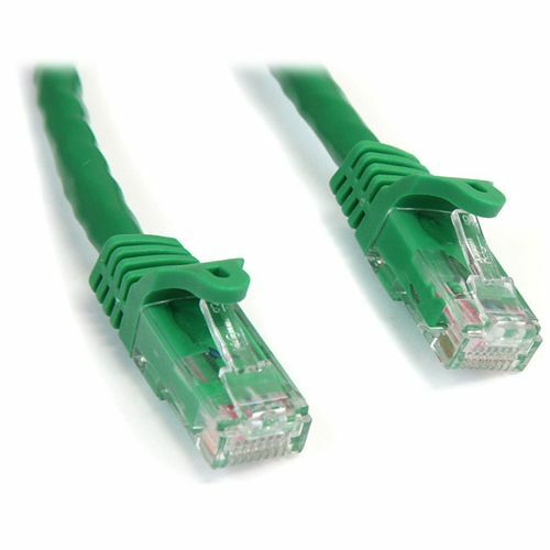 StarTech.com 25ft CAT6 Ethernet Cable   Green Snagless Gigabit   100W PoE UTP 650MHz Category 6 Patch Cord UL Certified Wiring/TIA 300/500