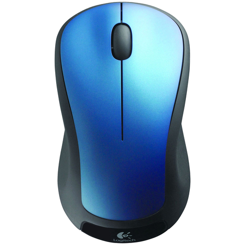 Logitech M310 Wireless Mouse, 2.4 GHz With USB Nano Receiver, 1000 DPI Optical Tracking, 18 Month Battery, Ambidextrous, Compatible With PC, Mac, Laptop, Chromebook (Peacock Blue) 300/500