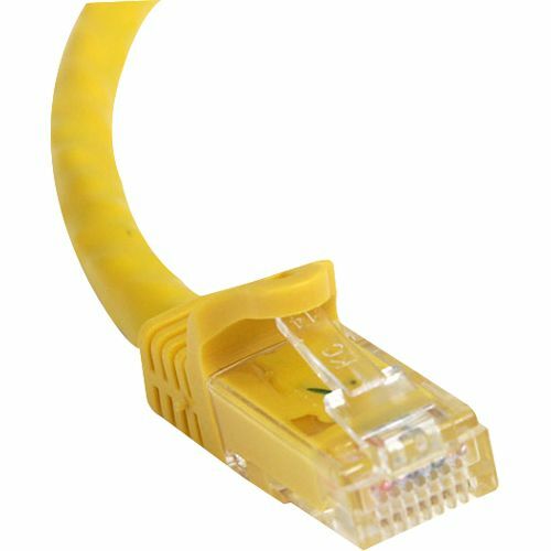 StarTech.com 35ft CAT6 Ethernet Cable   Yellow Snagless Gigabit   100W PoE UTP 650MHz Category 6 Patch Cord UL Certified Wiring/TIA 300/500